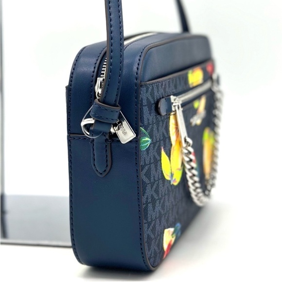 Michael Kors Large EW Zip Chain Xbody
Crossbody Bag Navy Blue Multi - Picture 6 of 11